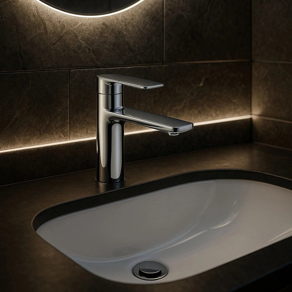 Rubinetto Da Lavabo Rea Storm Chrom Low