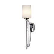 Applique bagno Taylor cromo lucido vetro opale G9 Quoizel