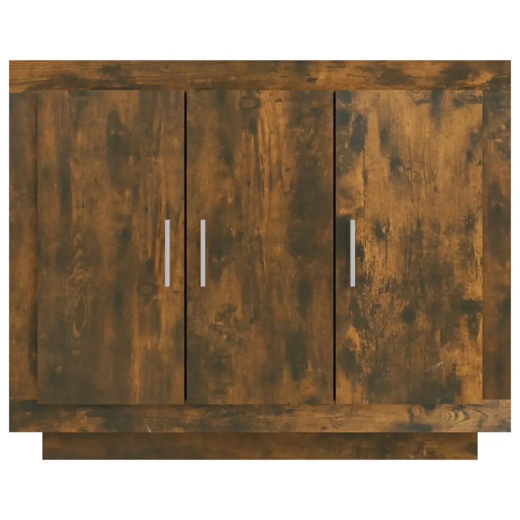Credenza Rovere Fumo 92x35x75 cm in Legno Multistrato cod mxl 10428