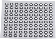 Etichette di tracciamento 3D - 3 fogli - riflettenti - riutilizzabili - impermeabili - alta riflettività - adesione forte - Etichette di tracciamento