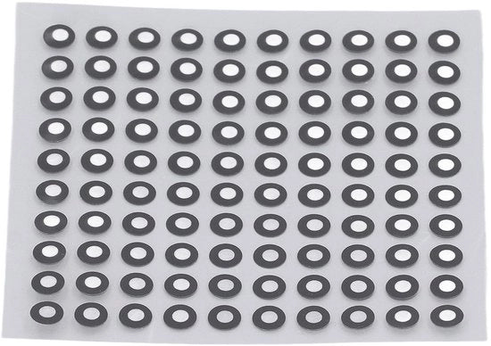 Etichette di tracciamento 3D - 3 fogli - riflettenti - riutilizzabili - impermeabili - alta riflettività - adesione forte - Etichette di tracciamento
