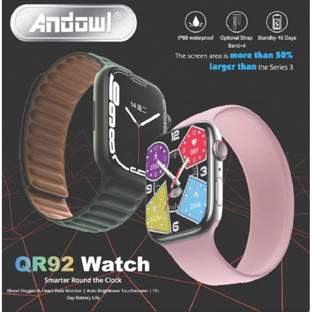 Trade Shop - Smartwatch Orologio Intelligente Ip67 Impermeabile Bluetooth 3.0 / 4.0 Qr92 -