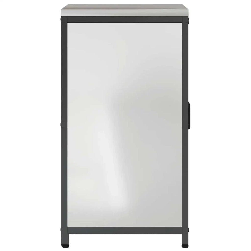 Stoccaggio in cucina con porta Argento 60 x 50 x 92 cm Acciaio 874994