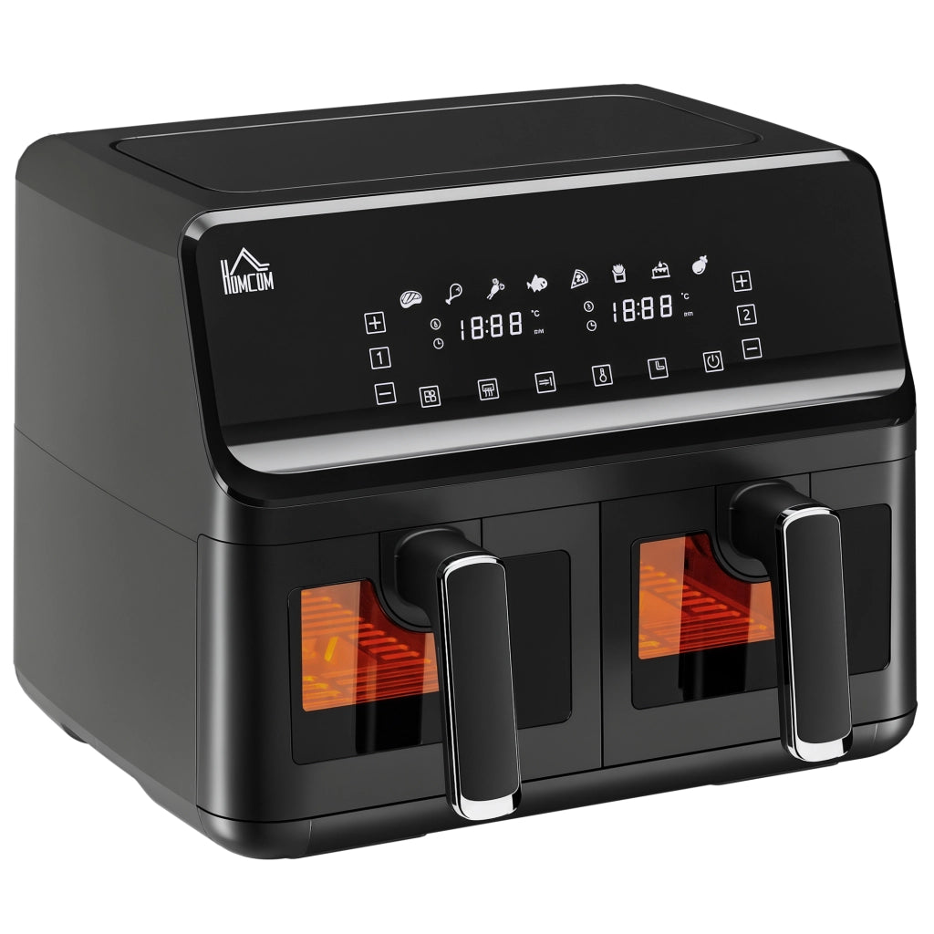 Friggitrice ad aria senza olio 8L 2500W 8 programmi ¨C Zephmum ¨C Nero