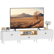 Mobile TV con ante e cassetto ¨C Xylo ¨C Bianco, 200x35x45 cm
