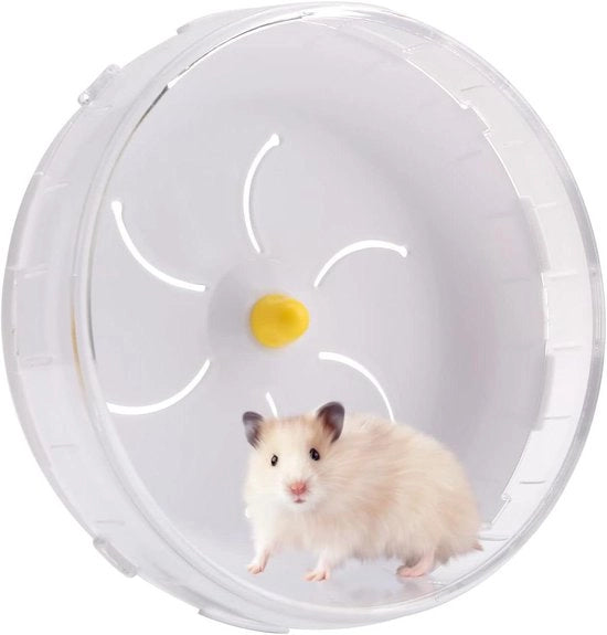 Ferro da giro per piccoli animali da compagnia e animali domestici, trasparente, 21 cm
