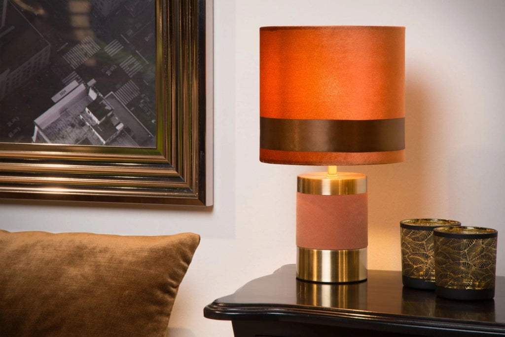 Lampada tavolo Lucide Extravaganza Frizzle marrone E14 40W