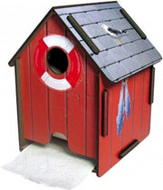 Cassa di lavoro PP5104, hout/MDF, L 18 x B 14,5 x H 14,5 cm, altezza 18 cm, colore rosso