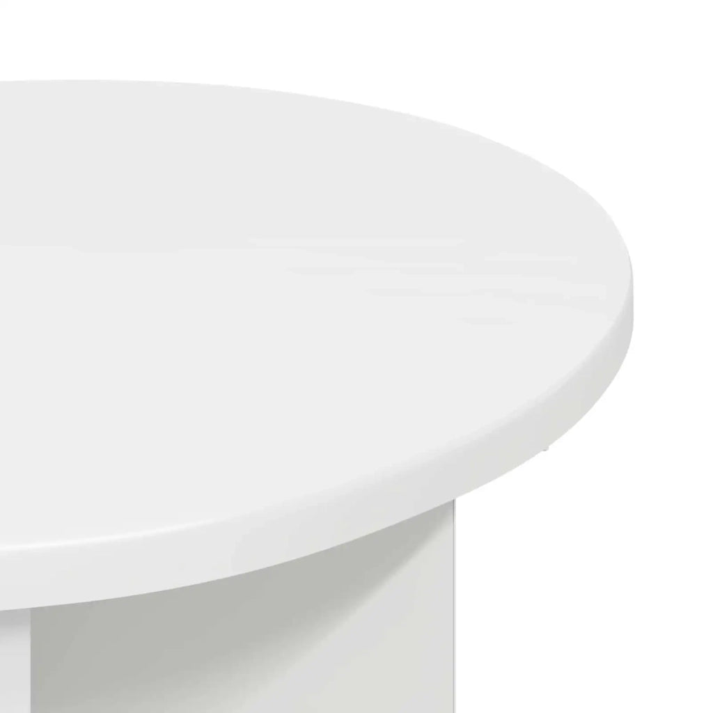 Tavolo laterale Bianco Ø 39 x 38 cm Legno ingegnerizzato