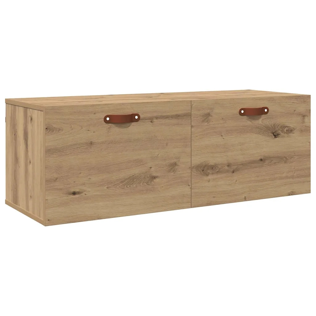 Mobiletto a muro Rovere artigianale 100 x 36,5 x 35 cm