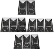 Set di ago per maglia multifunzionale - 4 mm ago a testa rotonda - 43 cm - set di ago per maglieria - adatto per la maglia - formato multiuso