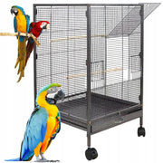 Gabbia metallica per uccelli esotici voliera per pappagalli canarini grande