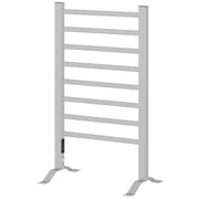 Scaldasalviette Elettrico 150W con Timer ¨C zephmum ¨C Argento 53x35x90 cm