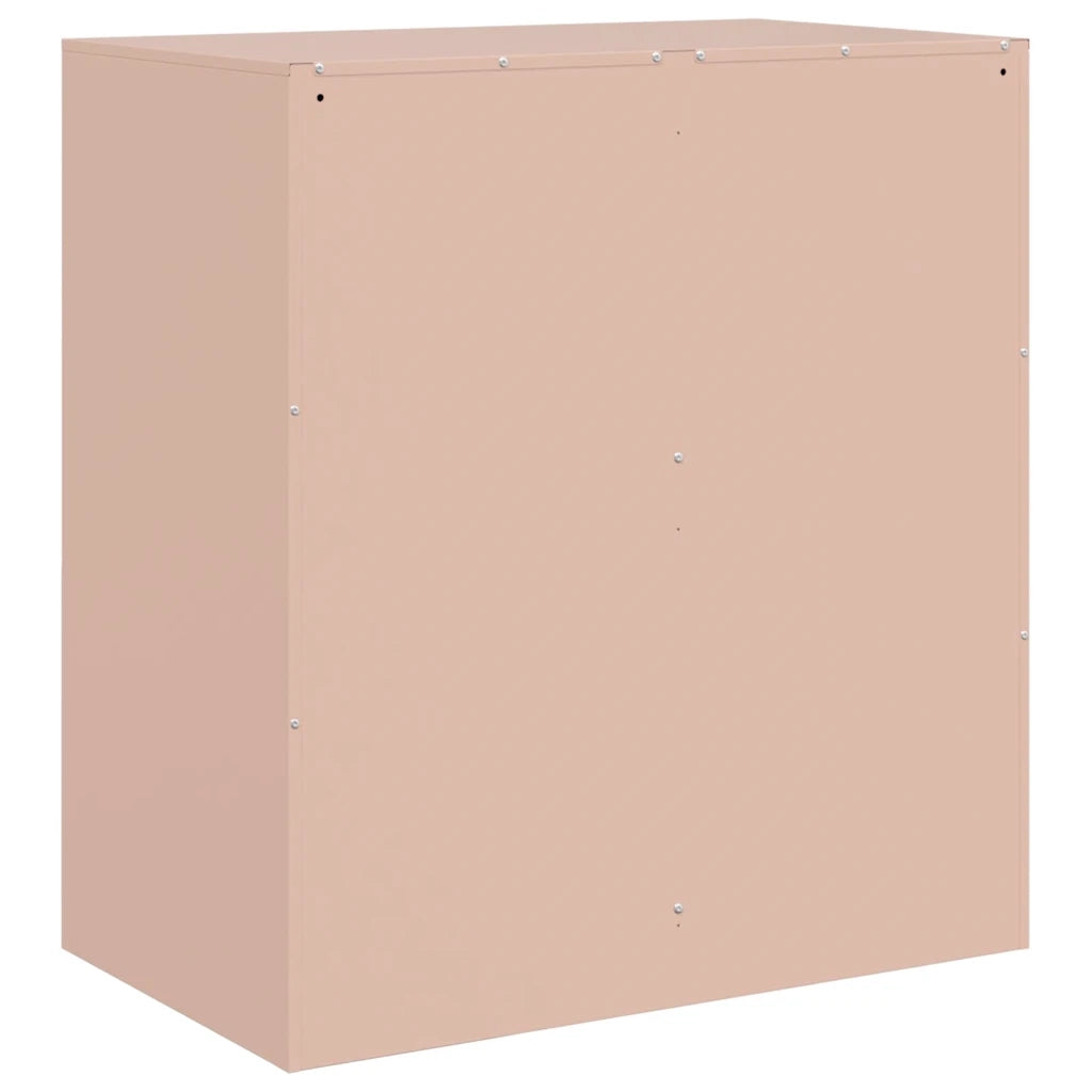 Credenza Rosa 67x39x73 cm in Acciaio