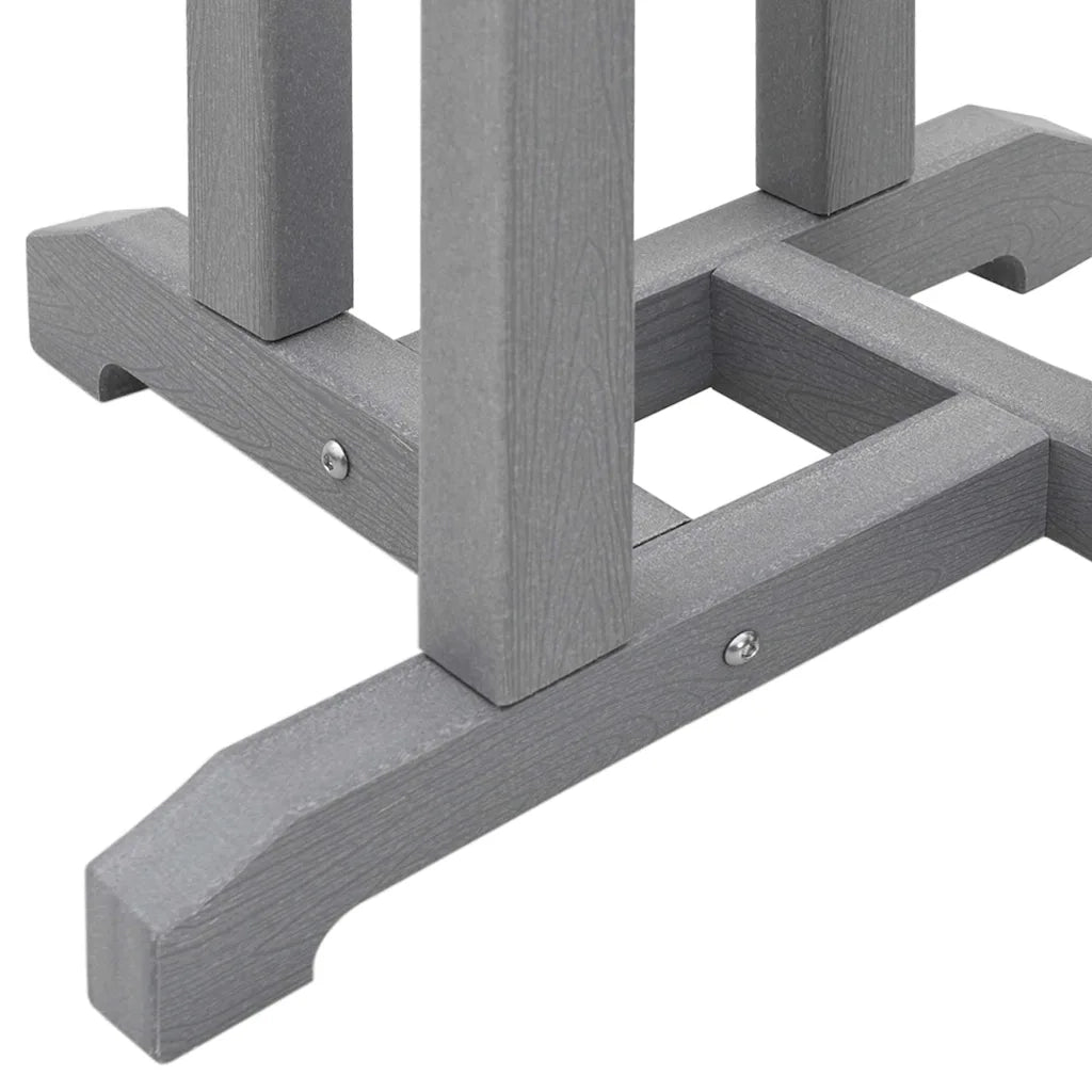 Set Bar da Giardino 3 pz | Set Salotto da Giardino Grigio chiaro HDPE