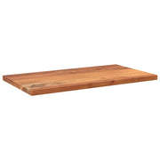 Piano Tavolo 110x50x2,5cm Rettangolare Legno Massello Acacia 370920
