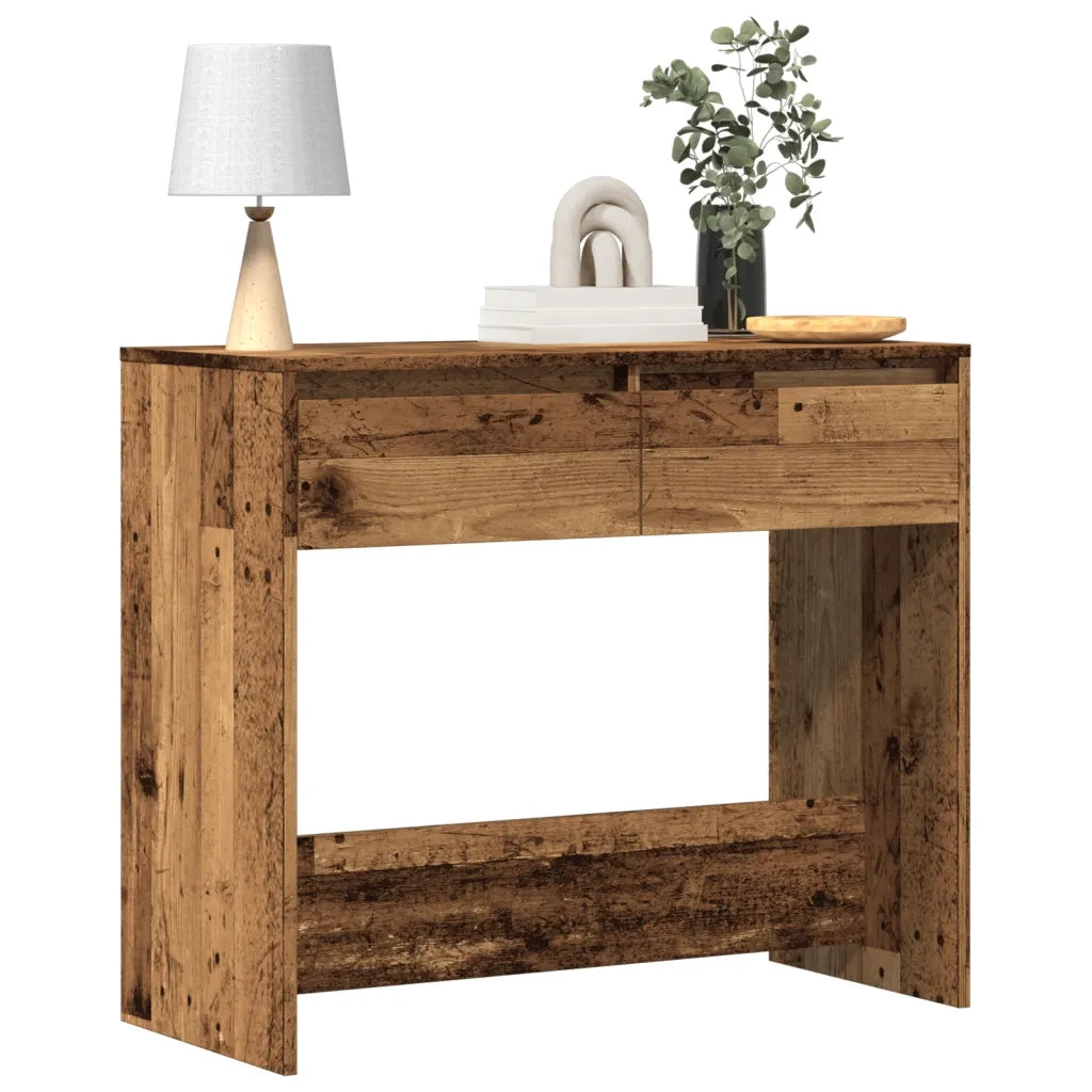 Tavolino Consolle | Tavolo d'Ingresso Legno Vecchio 89x41x76,5 cm in Truciolato