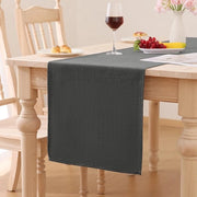 Tavolo di servizio con finitura in lino, effetto loto, 40 x 100 cm, lavabile, impermeabile all'acqua, decorazione moderna per cucina e festa.