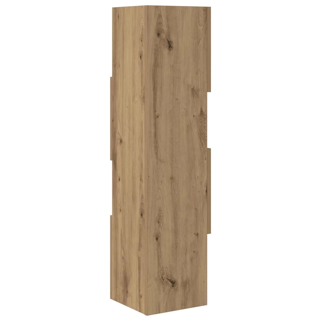 Mobile angolare Rovere artigianale 25,5x25x102cm