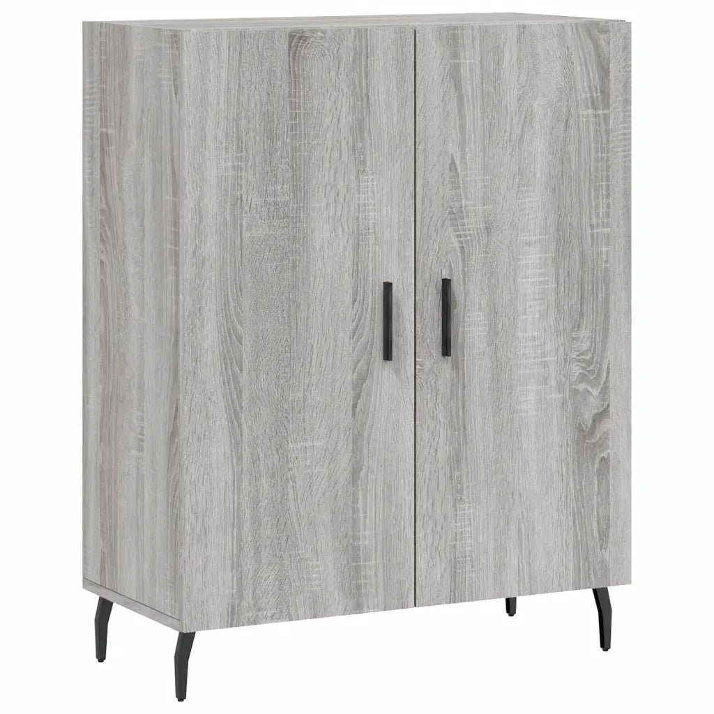 Credenza Grigio Sonoma 69,5x34x180 cm in Legno Multistrato 3189275