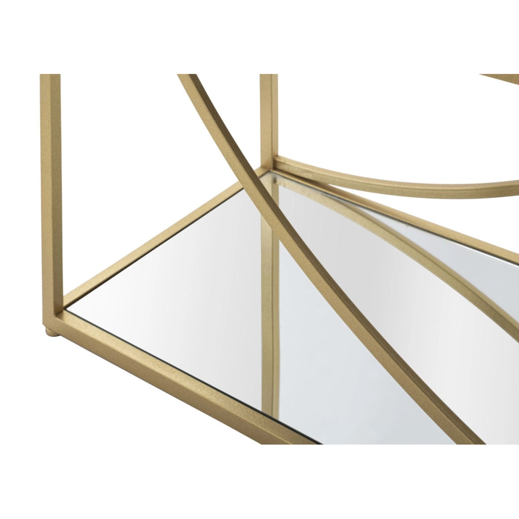 Libreria VKH219, Oro, Metallo, 90x38x180 cm