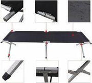 Sedia a sdraio, con schienale, schienale inclinabile, protezione solare, portabagagli, pieghevole, dimensioni 53 x 193 x 29,5 cm, carico 150 kg, esterno, colore nero