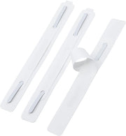Meccanismi di raccordo autoadesivi 3 in 1, 150 x 16 mm, bianchi | 20, 100 o 500 strisce autoadesive per raccordi (100 ordini)
