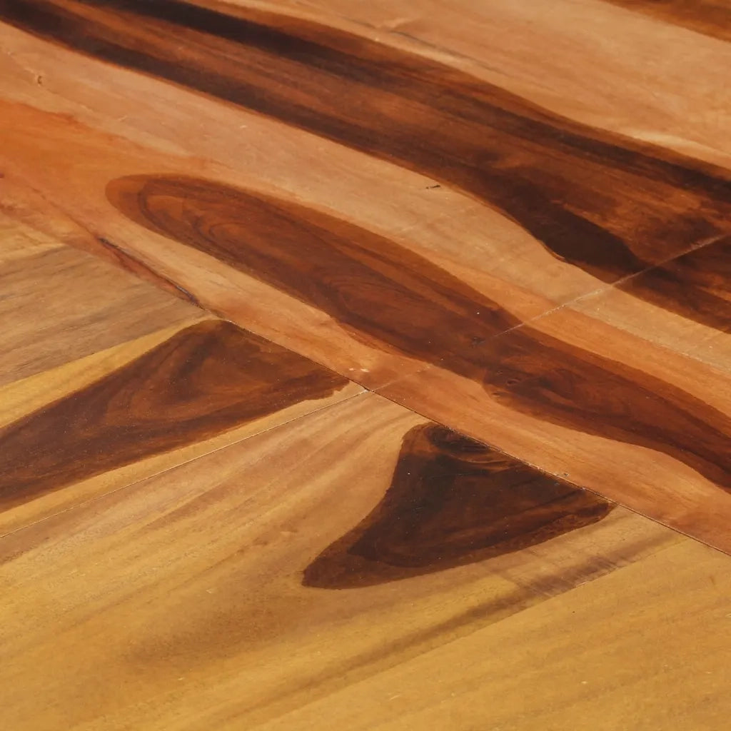 Tavolo Pranzo Rotondo 175x75 cm Legno di Acacia Finitura Ambra 321686