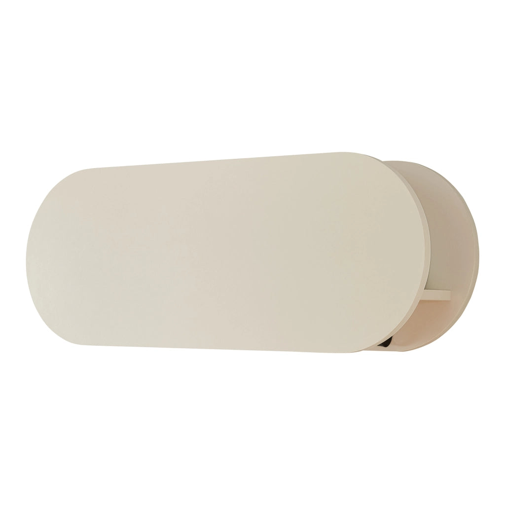 Appendiabiti da Parete Vilkön con Anta a Ribalta e Ganci 80 x 16 x 30 cm - Beige [en.casa]
