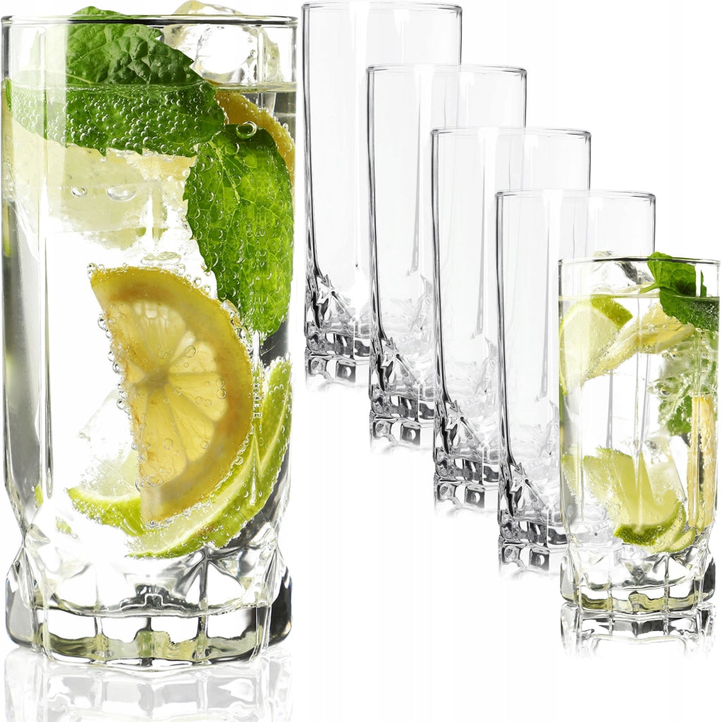 Set di 12 bicchieri KADAX da 325 ml per bevande e acqua.