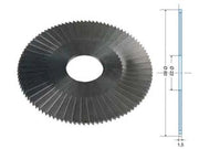FRESA HSS-CO PER TAGLI LATERALI PER DUPLICATRICE DOPPIA MAPPA 26125010 - 1 pezzi KRINO