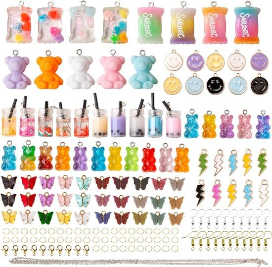 Kit per creare gioielli - DIY gioielli per adulti e bambini - ragazze e donne - kit per fare gioielli DIY - gioielli fatti a mano