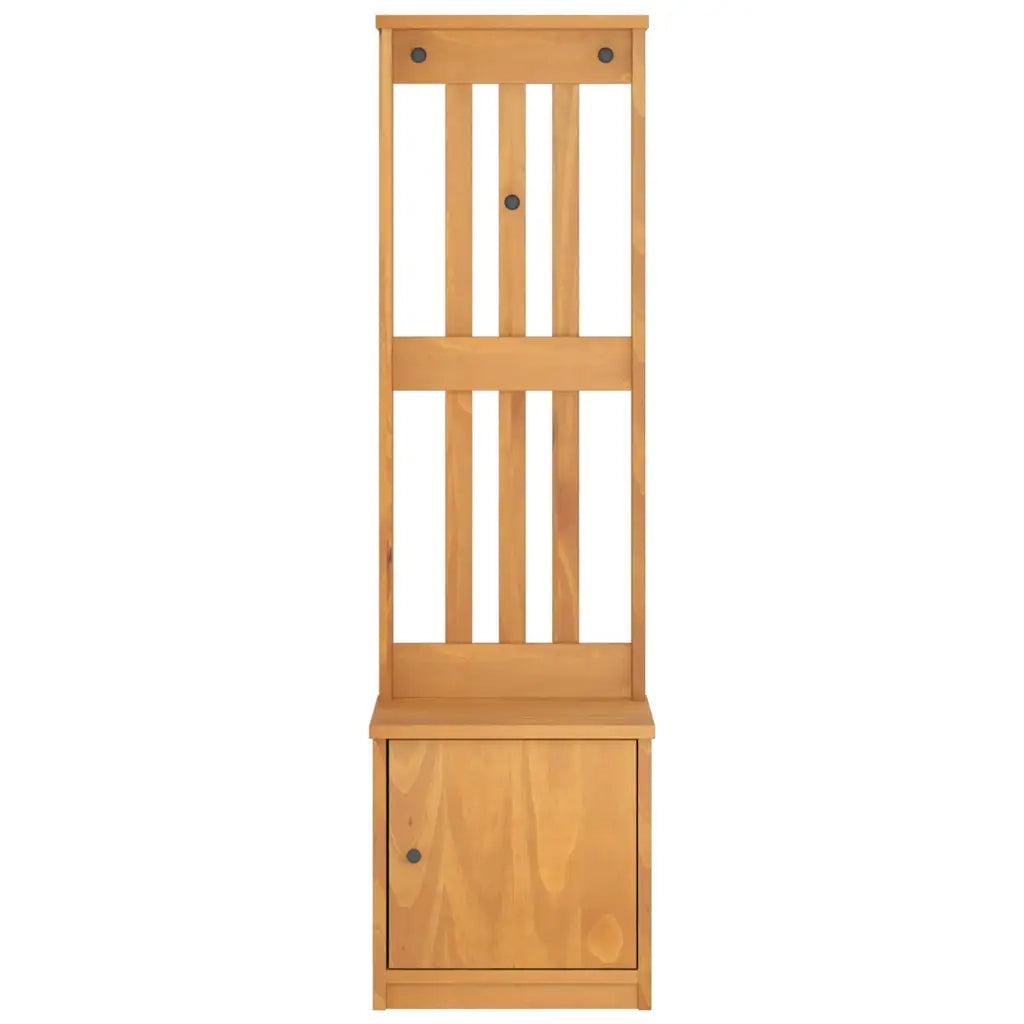 Albero da Ingresso SANDNES 45x40x159,5 cm in Legno di Pino 4010484