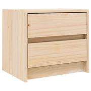Comodino | Armadio da Notte | Mobiletto da notte 40x31x35,5 cm in Legno Massello di Pino