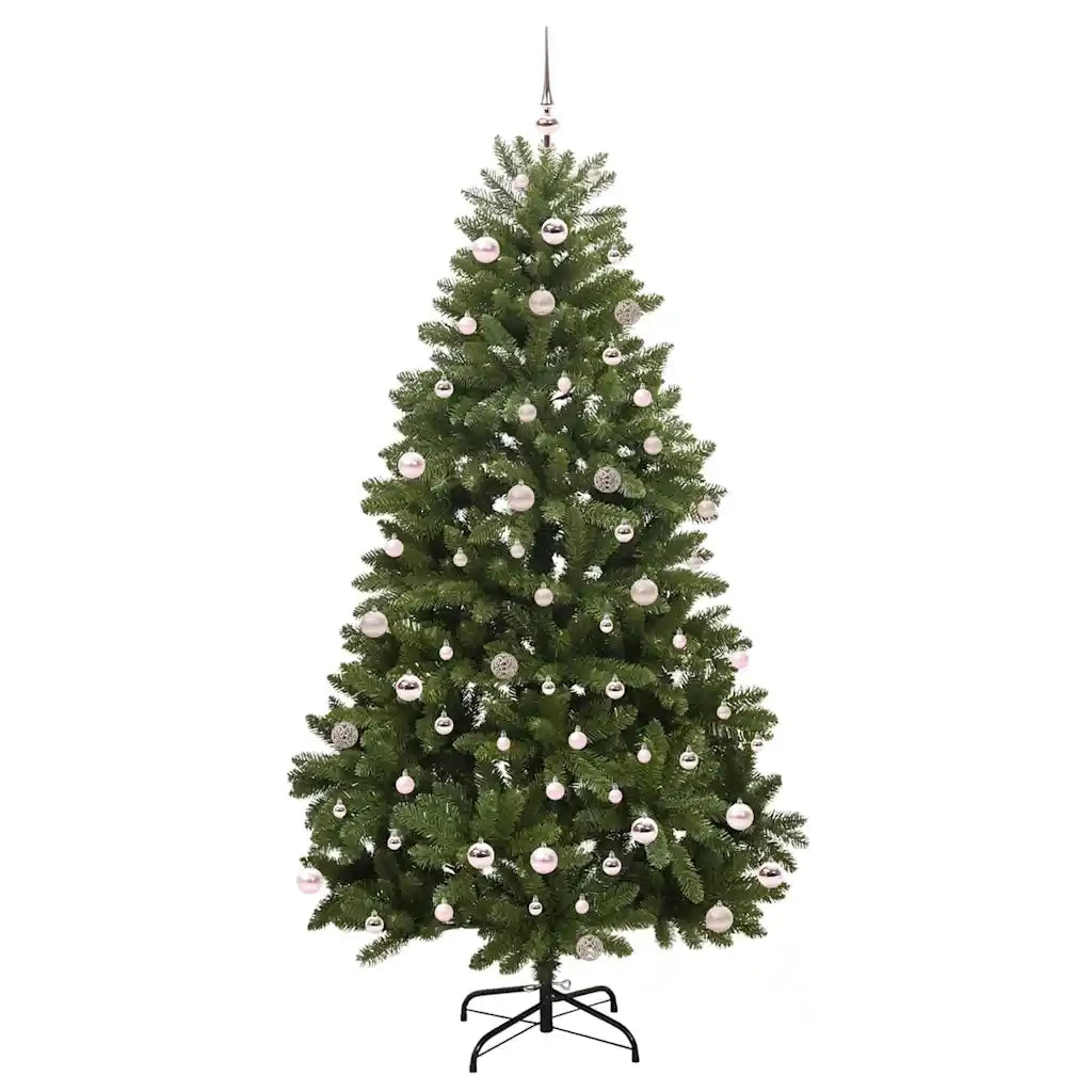 Albero di Natale | Decorazioni natalizie artificiale Verde 240 cm PVC e Metallo