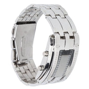 Orologio Digitale Acqua Resistente - Display LED - Modalità Tempo Binate - Orologio Uomo - Lega - Movimento Quartz Preciso - Orologio da Polso