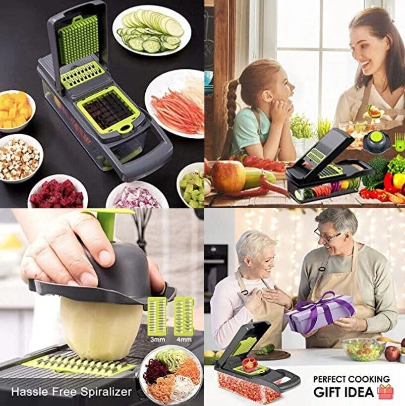 Affettatrice 16 in 1 per Verdure ¨C Zephmum ¨C Multifunzione