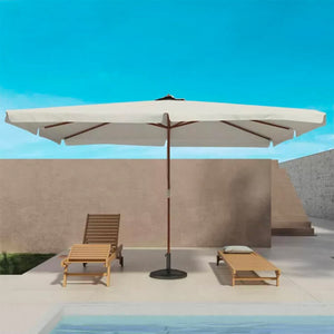 Ombrellone da Giardino 2x3 m Palo Ø38 mm Fantasy in Legno Marrone