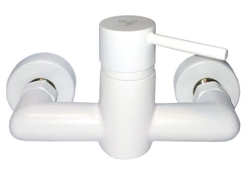 Miscelatore esterno Doccia serie Cilindra Argo Rubinetterie Colore: Bianco Opaco