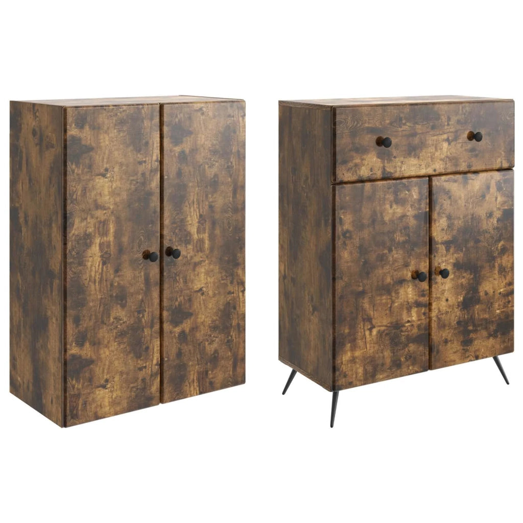 2 pcs Rovere Fumo