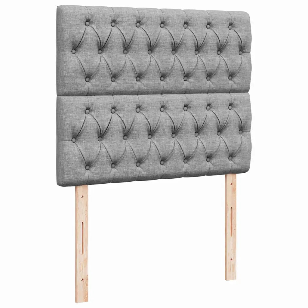 Struttura Letto Pouf con Materasso 120x200 cm in Tessuto