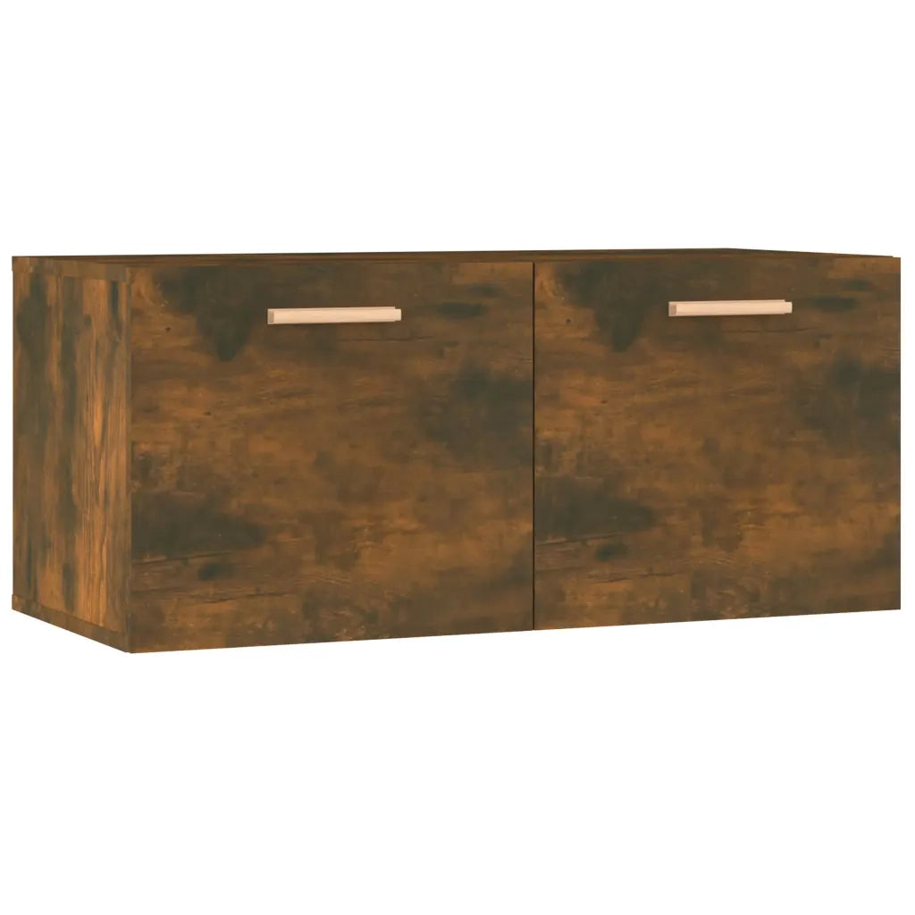 Armadietto a Muro Rovere Fumo 80x35x36,5cm in Legno Multistrato cod mxl 32917