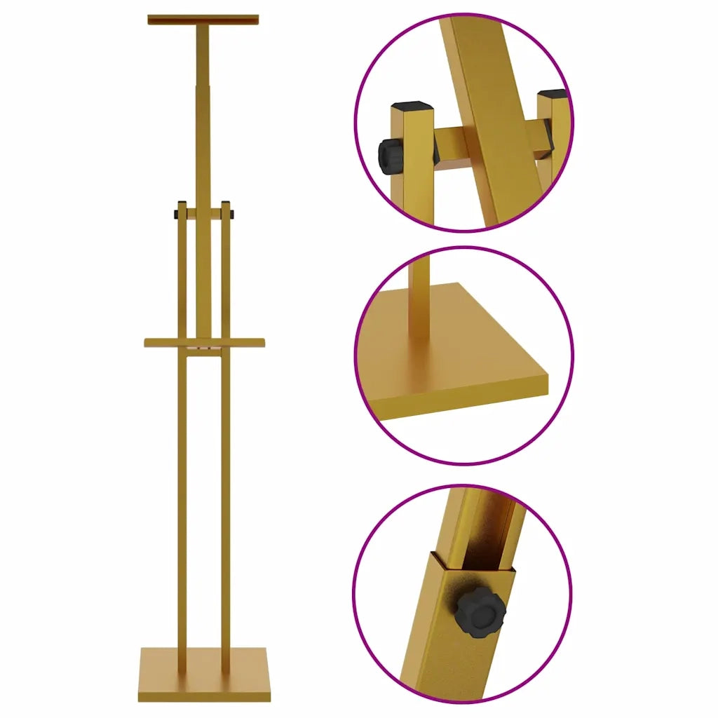 Espositori per Fiere Oro 26,5 x 26,5 x 150 cm Acciaio CFW5595944