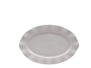 Piatto da Portata in Ceramica Ovale Bianco 32 x 21 cm