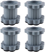 Antivibratori per Lavastoviglie - Piedini in Gomma Adattabili - Assorbenti di Shock - Riduttori di Rumore - Supporto Universale - Peso Massimo 450 lb - Pads Assorbenti di Shock