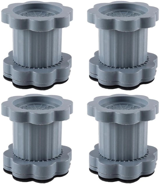 Antivibratori per Lavastoviglie - Piedini in Gomma Adattabili - Assorbenti di Shock - Riduttori di Rumore - Supporto Universale - Peso Massimo 450 lb - Pads Assorbenti di Shock