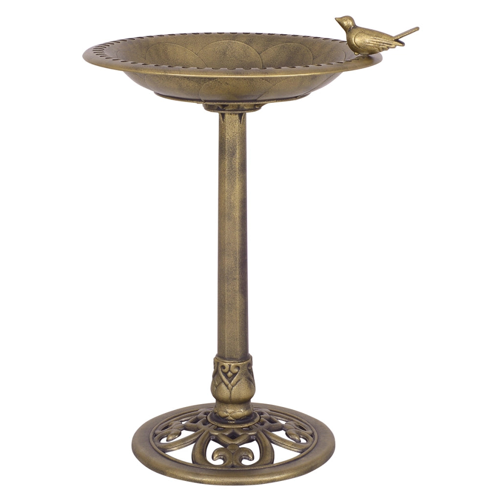 Abbeveratoio per uccelli con piedistallo e supporto da giardino, Mangiatoia per uccelli elegante ¦µ50x76cm-Altri animali