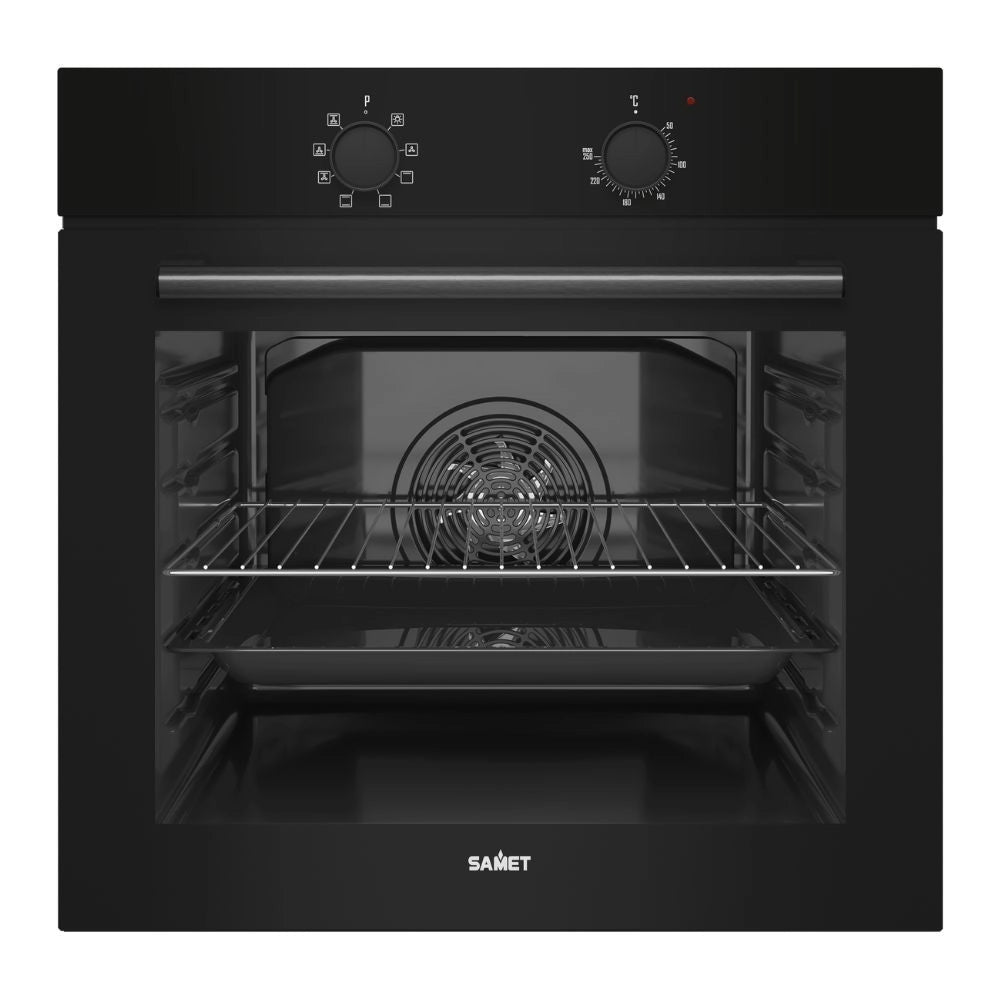 Forno multifunzione Samet Calliope8F 2 manopole colore nero classe A+
