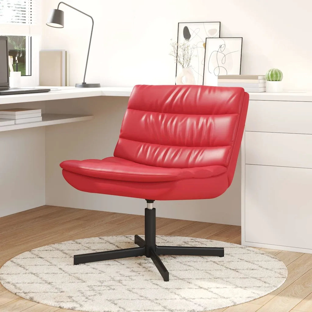 Sedia girevole Rosso 63 x 75 x 76 cm PU 42007343