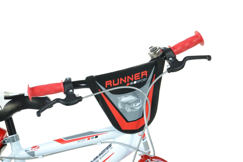 SCH RUNNER 14", bicicletta per bambini, adatta a bambini tra i 4 e i 6 anni, per altezza tra 100 e 120 cm, con campanell
